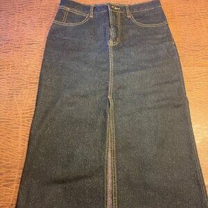 Sparkle jean Long Skirt TMX Jeans Size 26